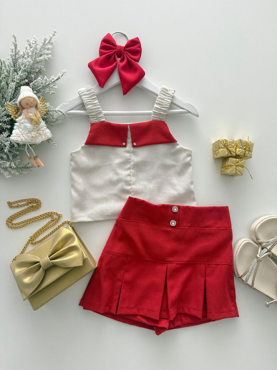 Conjunto Anelize Vermelho