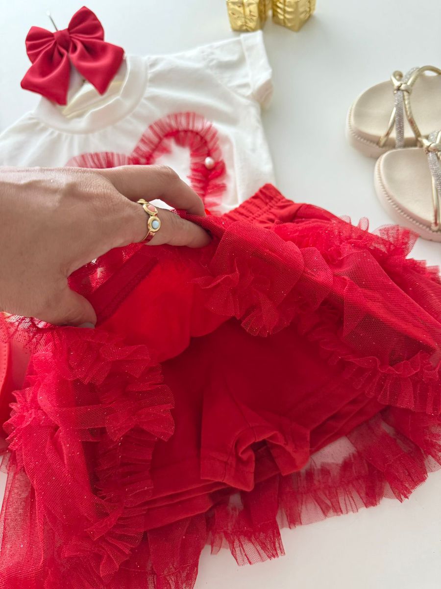 Conjunto Bia Vermelho