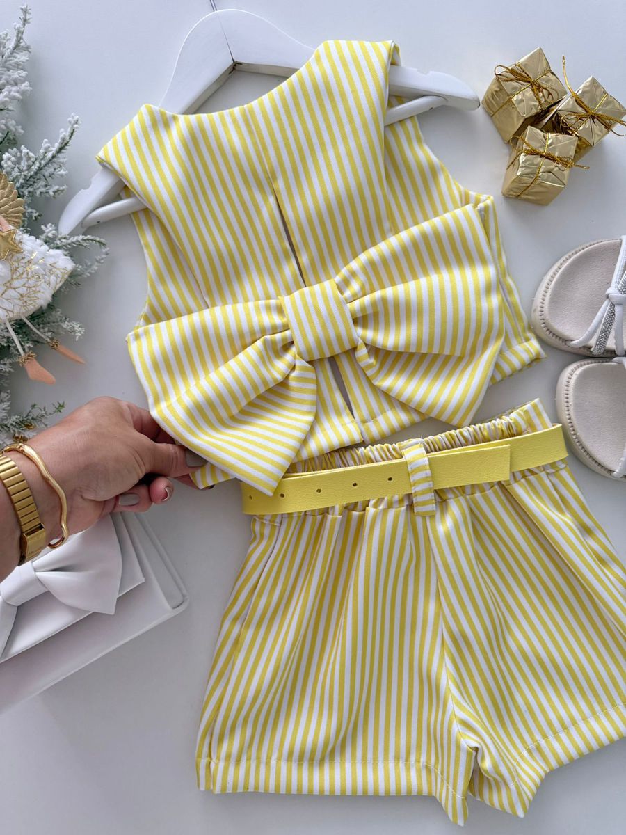 Conjunto Maria Fernanda Amarelo