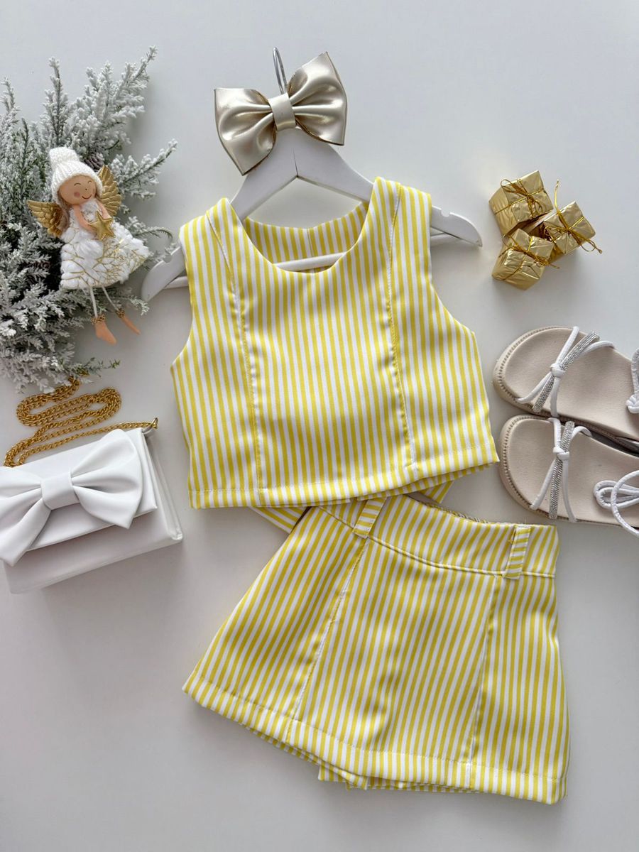 Conjunto Maria Fernanda Amarelo