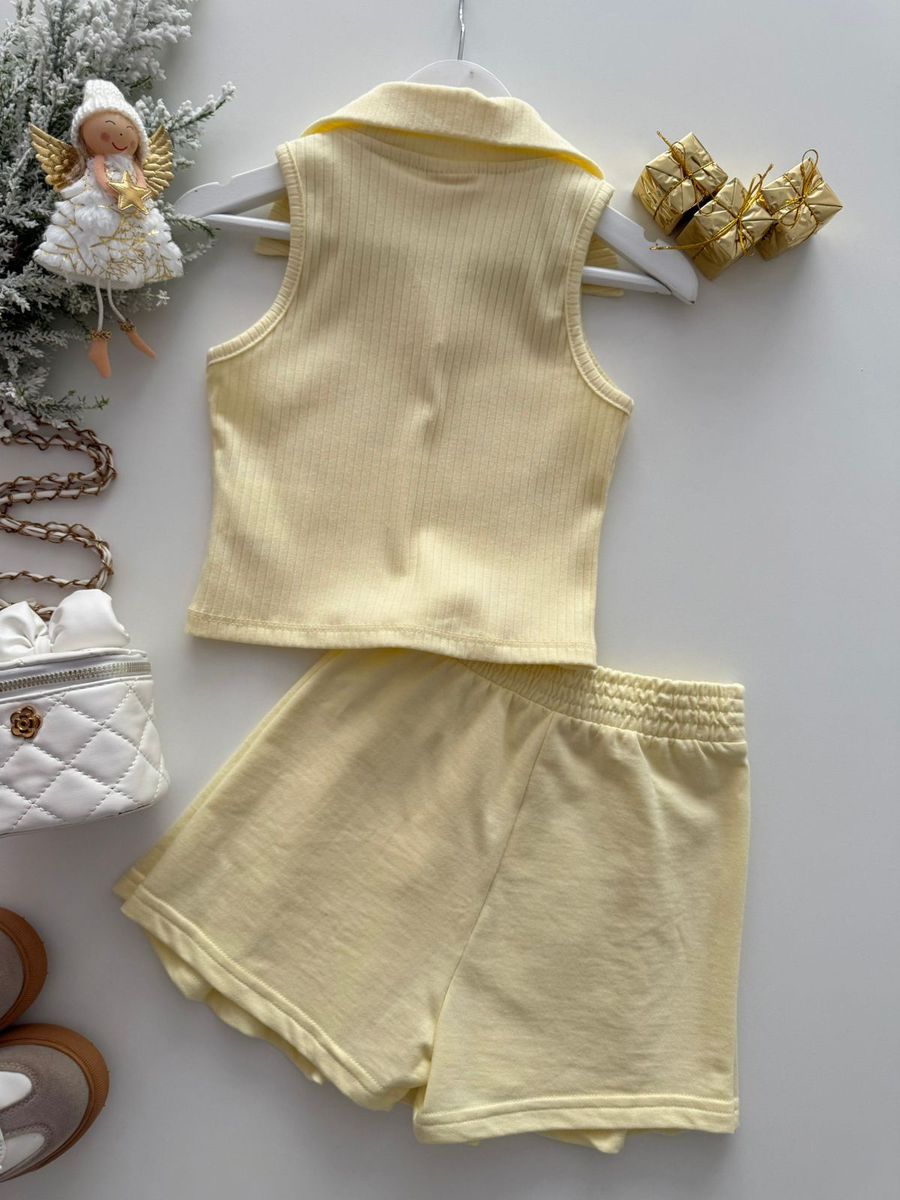 Conjunto Tennis Clube Amarelo
