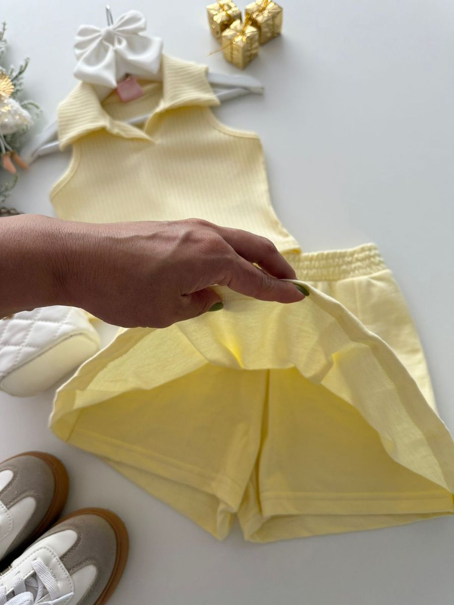 Conjunto Tennis Clube Amarelo