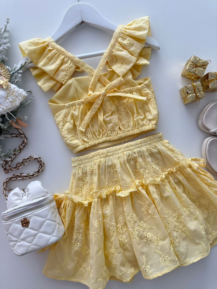 Conjunto Poliana Amarelo