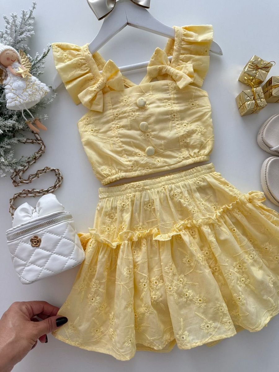 Conjunto Poliana Amarelo