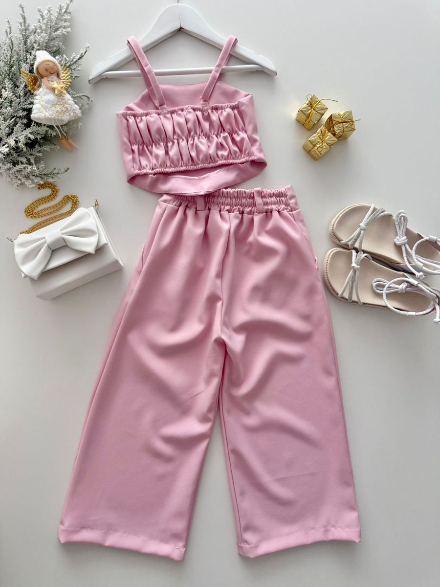 Conjunto Isis Rosa