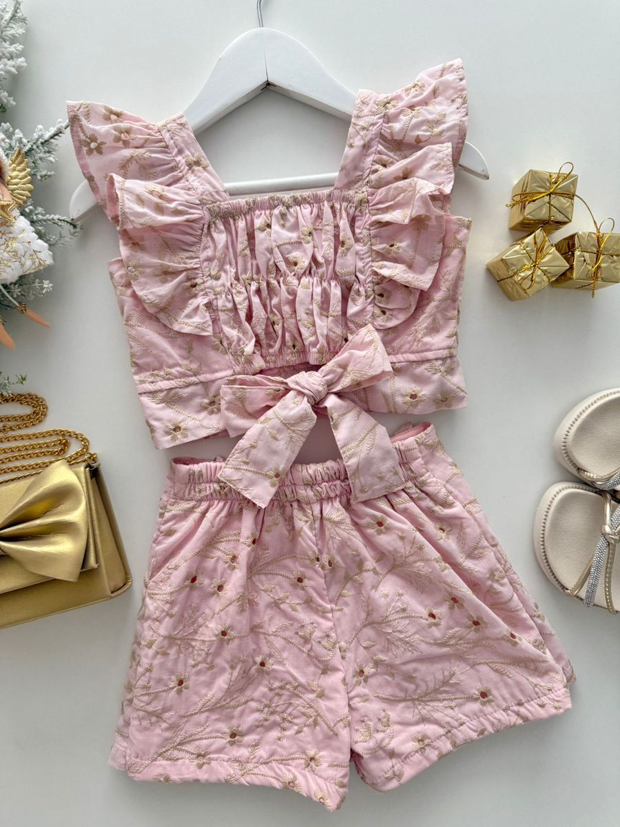 Conjunto Valentina Rosa