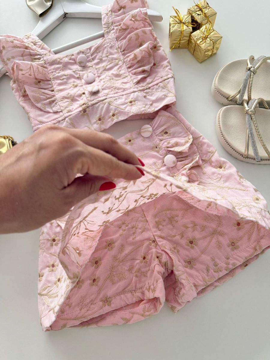 Conjunto Valentina Rosa