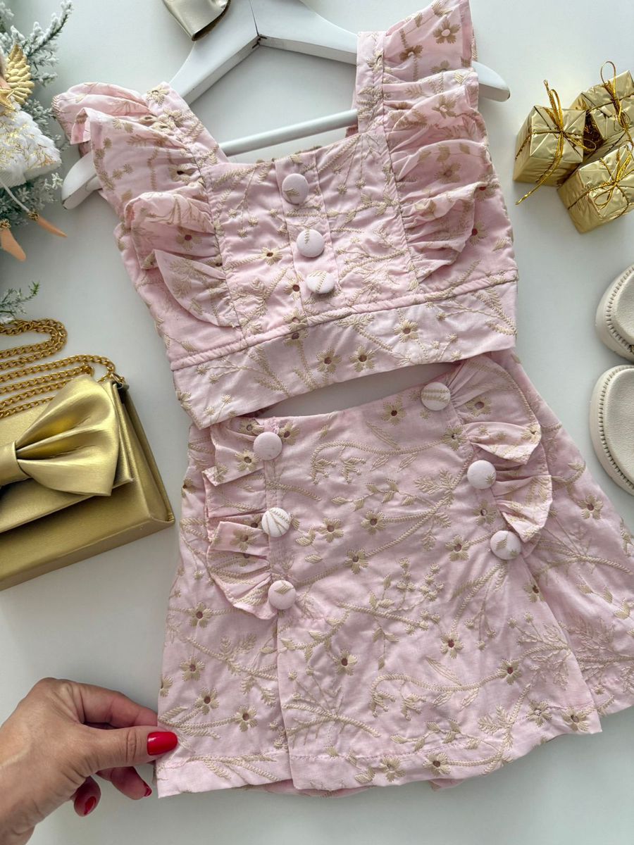 Conjunto Valentina Rosa