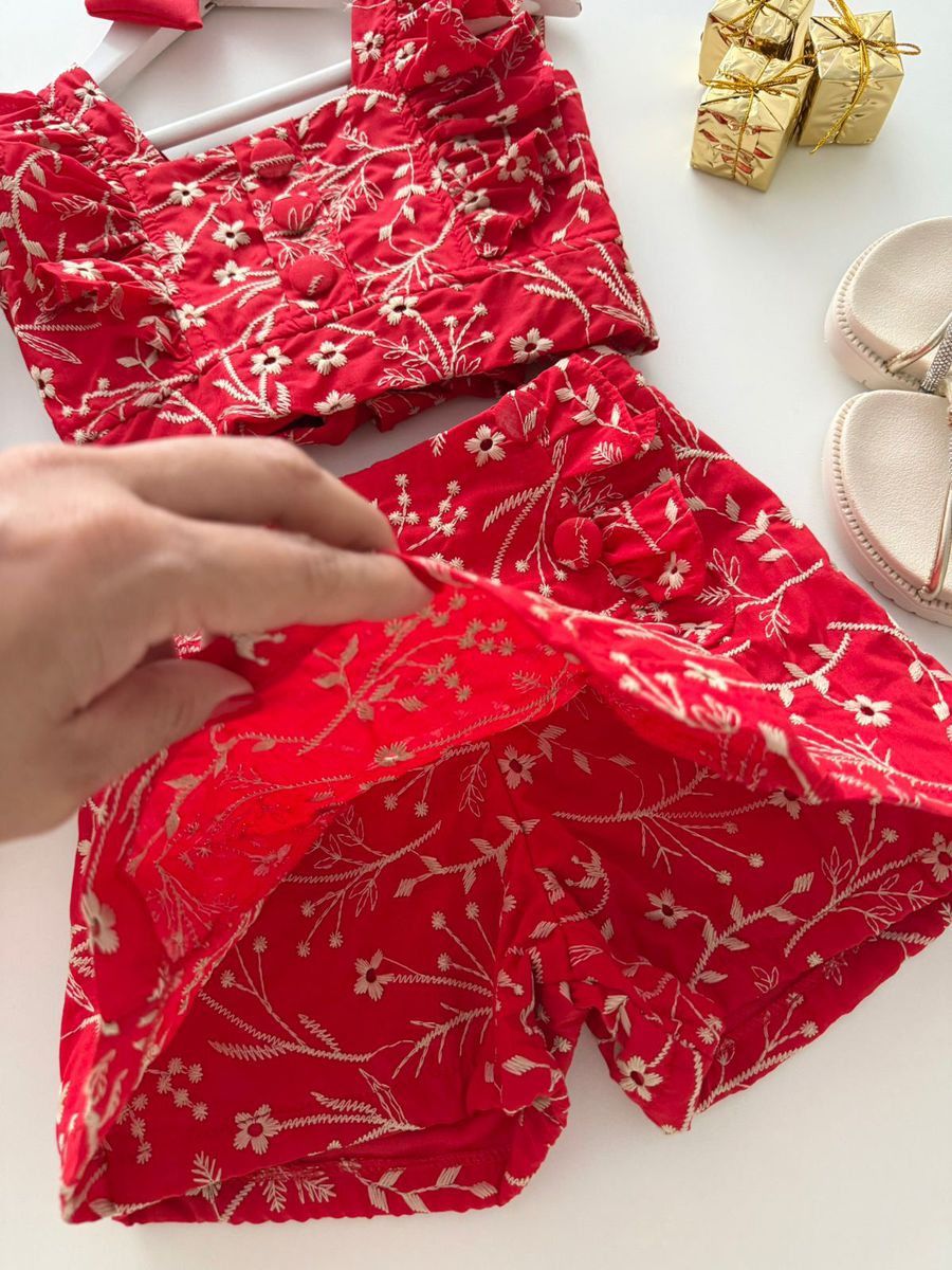 Conjunto Valentina Vermelho