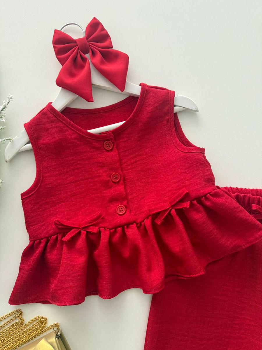 Conjunto Melinaa Vermelho