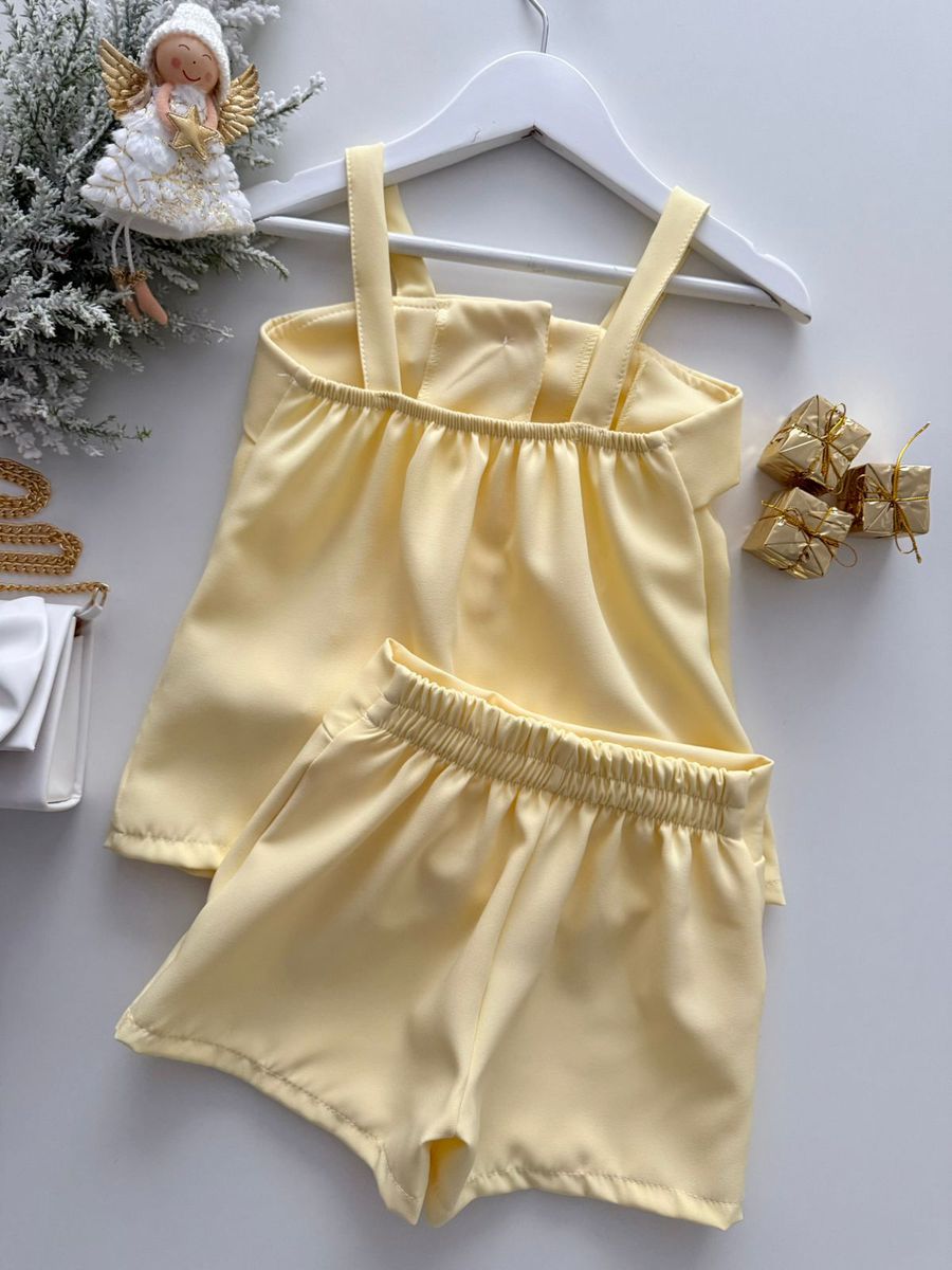 Conjunto Priscila Amarelo