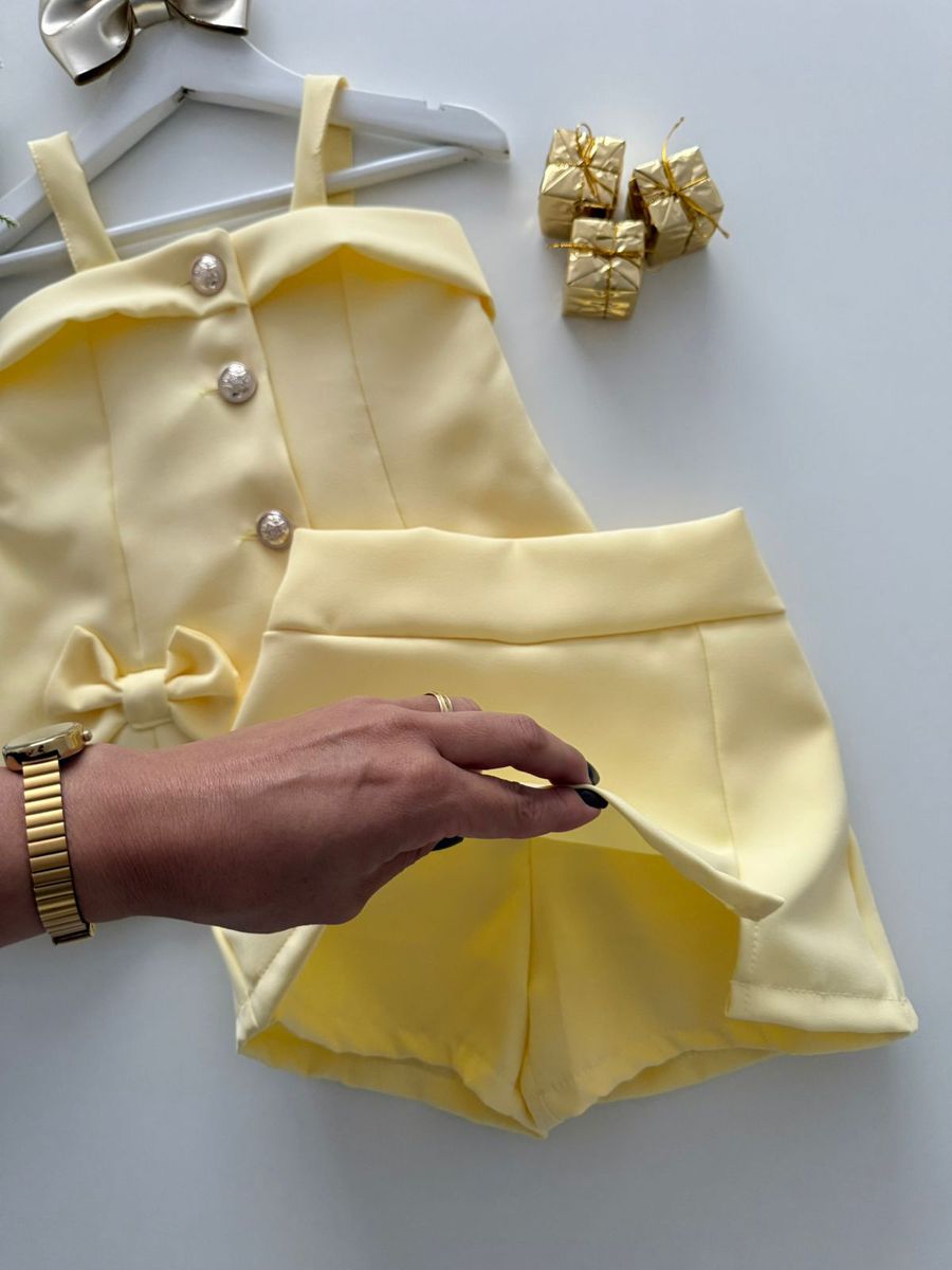 Conjunto Priscila Amarelo