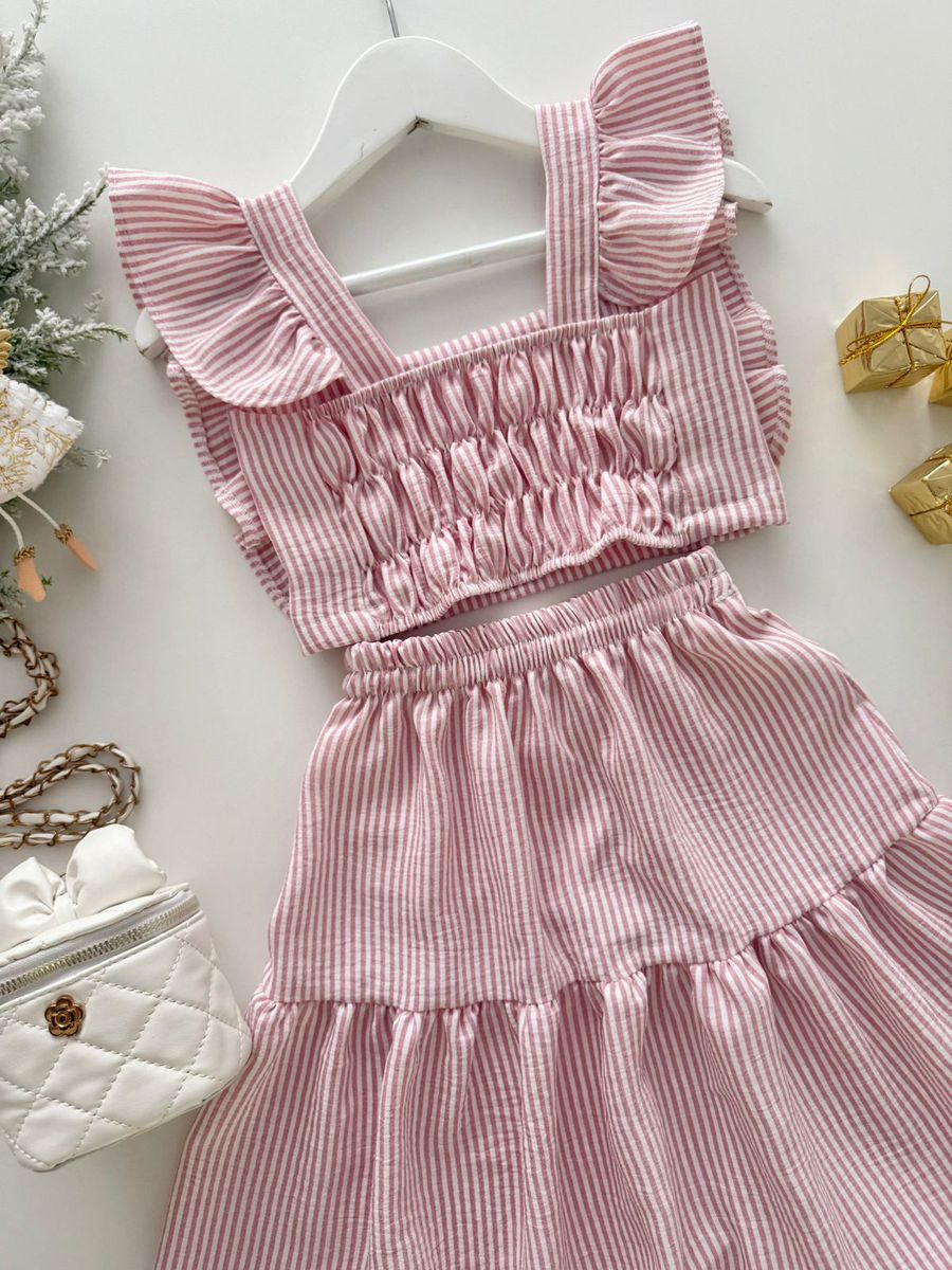 Conjunto Nina Listra Rosê