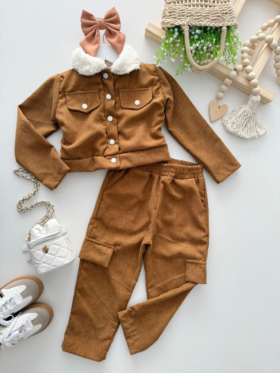 Conjunto Barbara Camelo - Dondokinha Kids