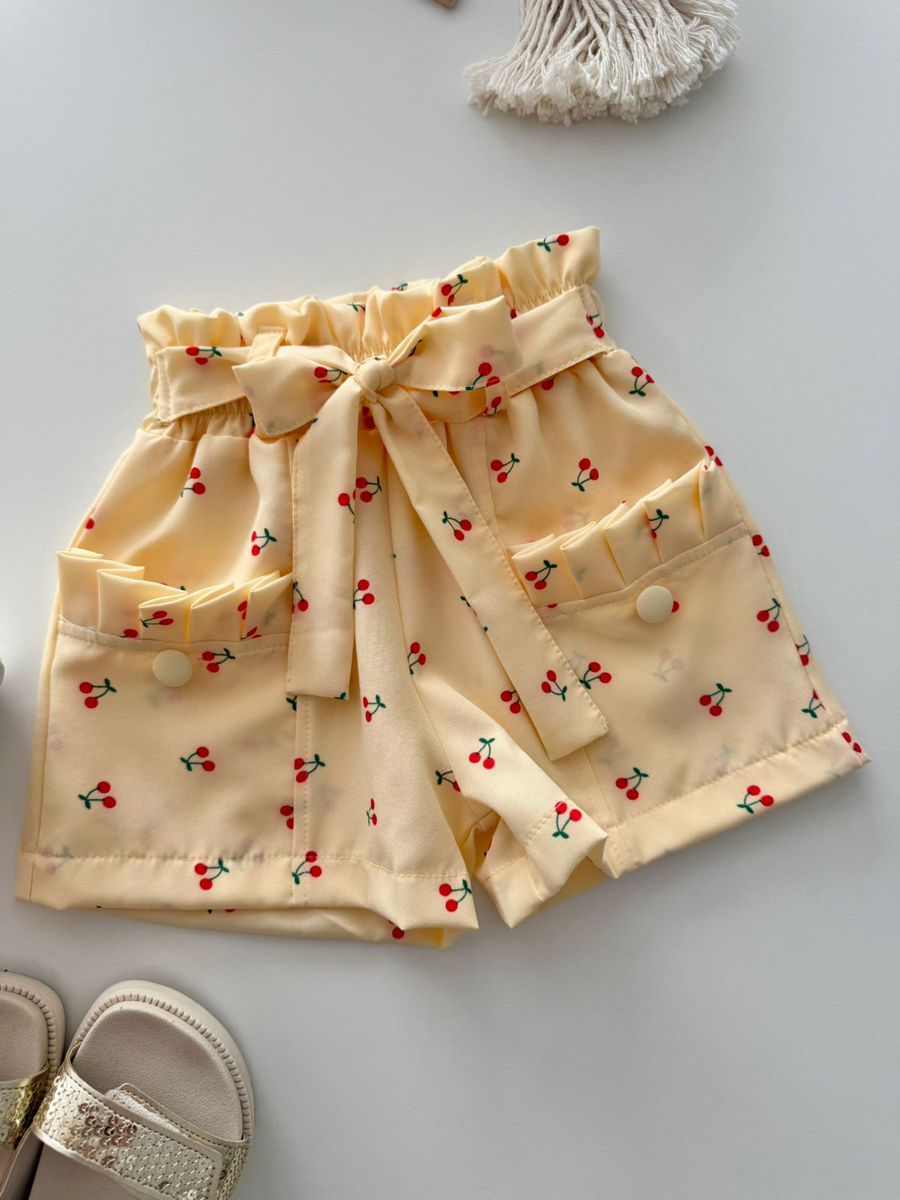 Conjunto Cerejinha Amarelo