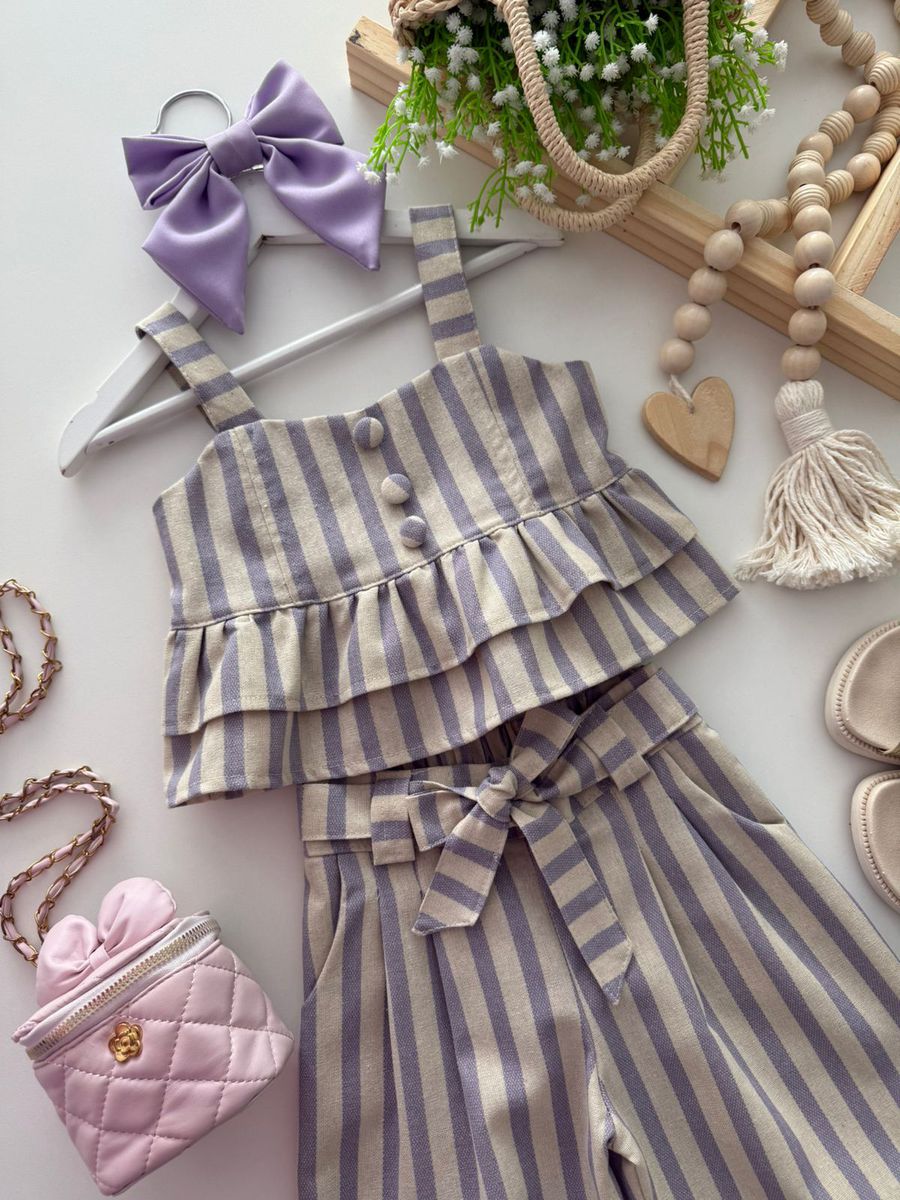 Conjunto Jaque Lilas