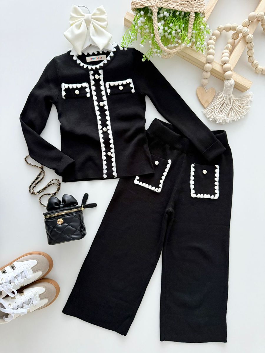 Conjunto Amélia Preto - Dondokinha Kids