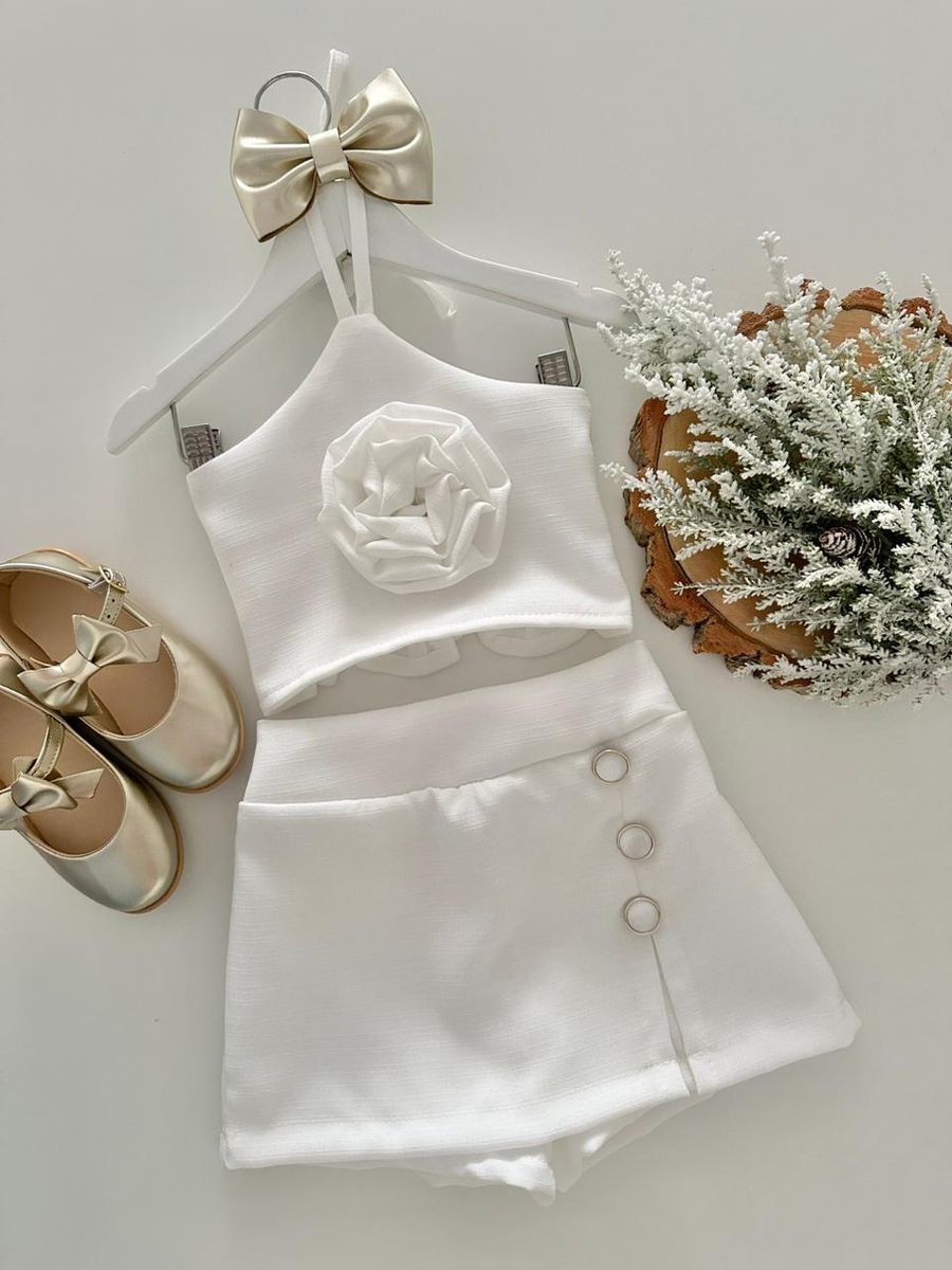 Conjunto Angel Branco - Dondokinha Kids