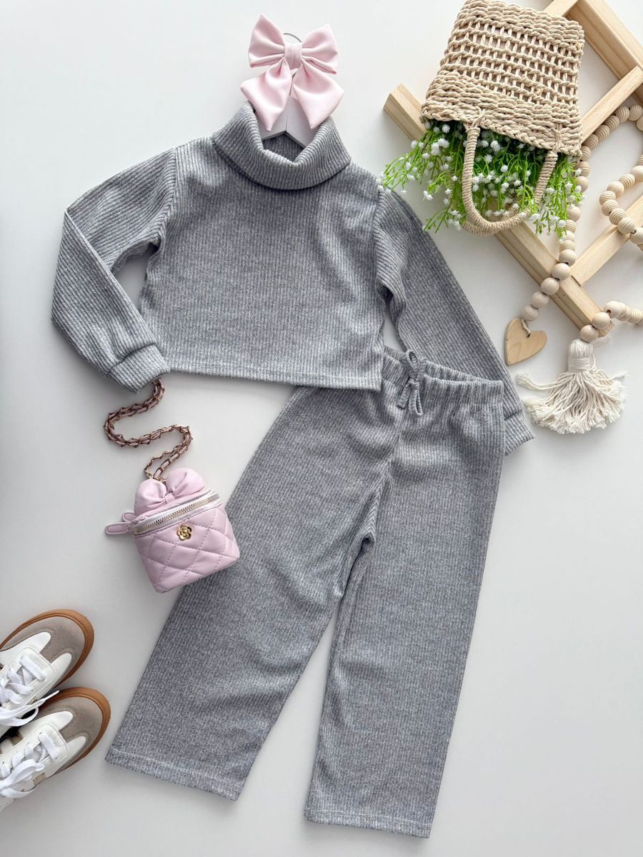 Conjunto Anita Cinza - Dondokinha Kids