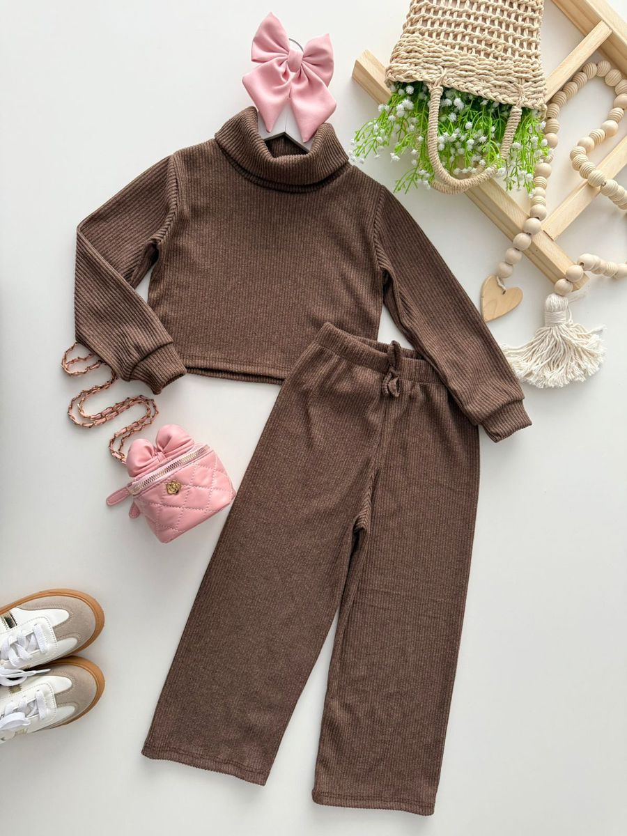 Conjunto Anita Marrom - Dondokinha Kids