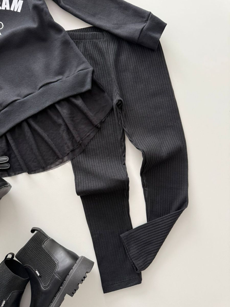 Conjunto Moletom Ballet Preto 