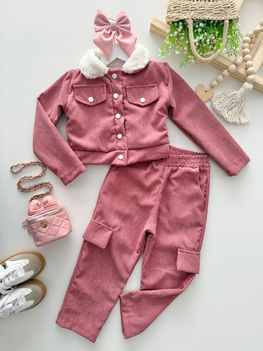 Conjunto Barbara Rose - Dondokinha Kids