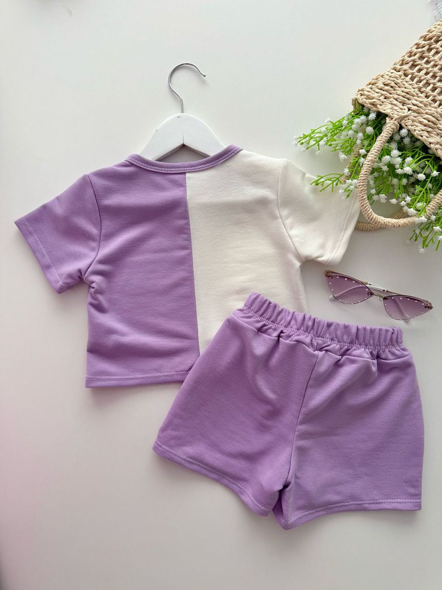 Conjunto Capivara Lilás 