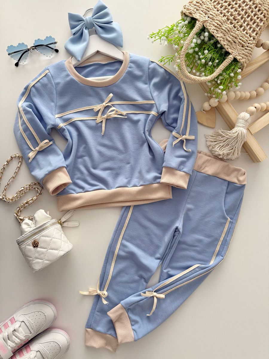 Conjunto Cecília Azul - Dondokinha Kids