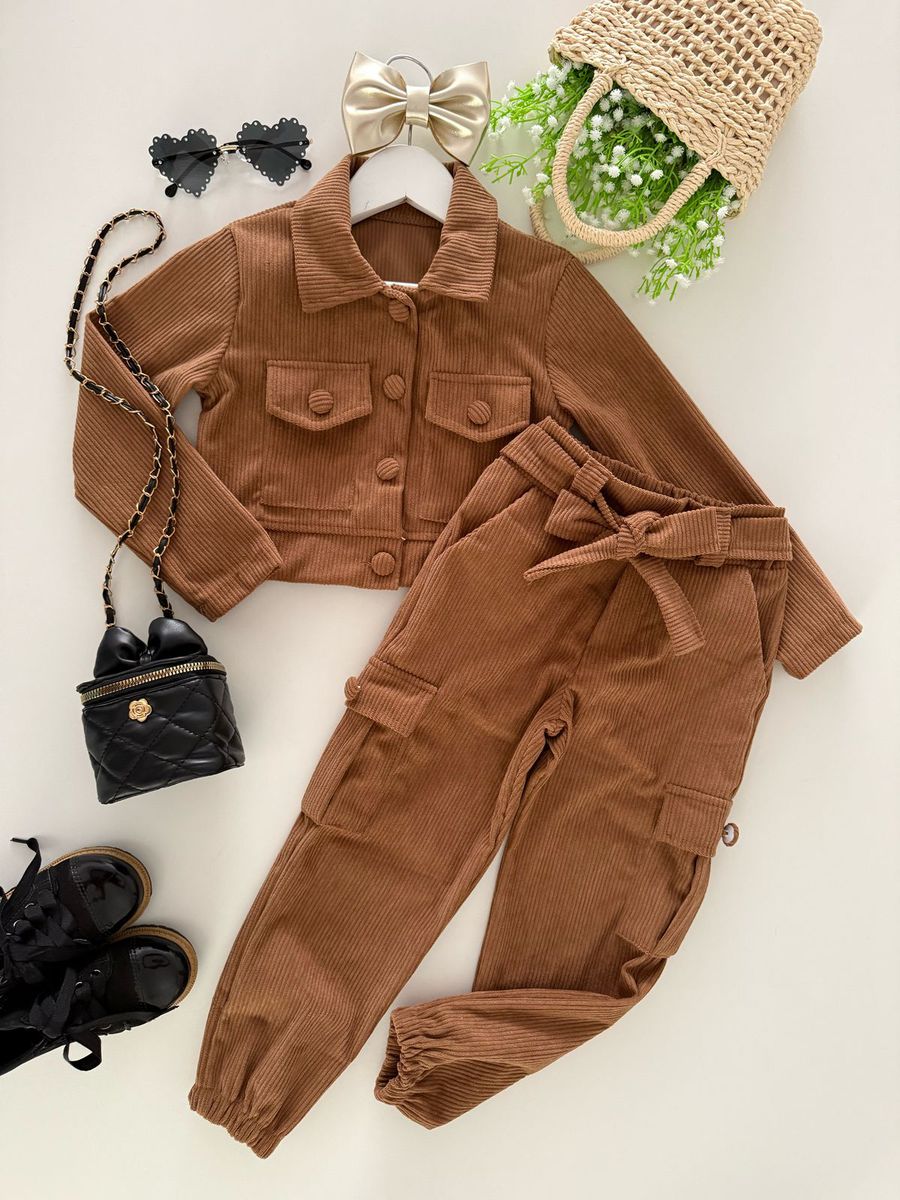 Conjunto Emanuele Caramelo - Dondokinha Kids