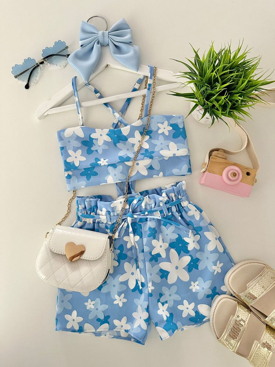 Conjunto Lara Azul - Dondokinha Kids