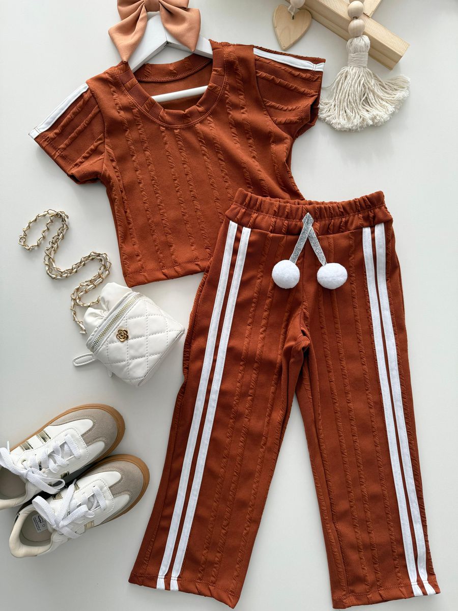 Conjunto Francine Caramelo 