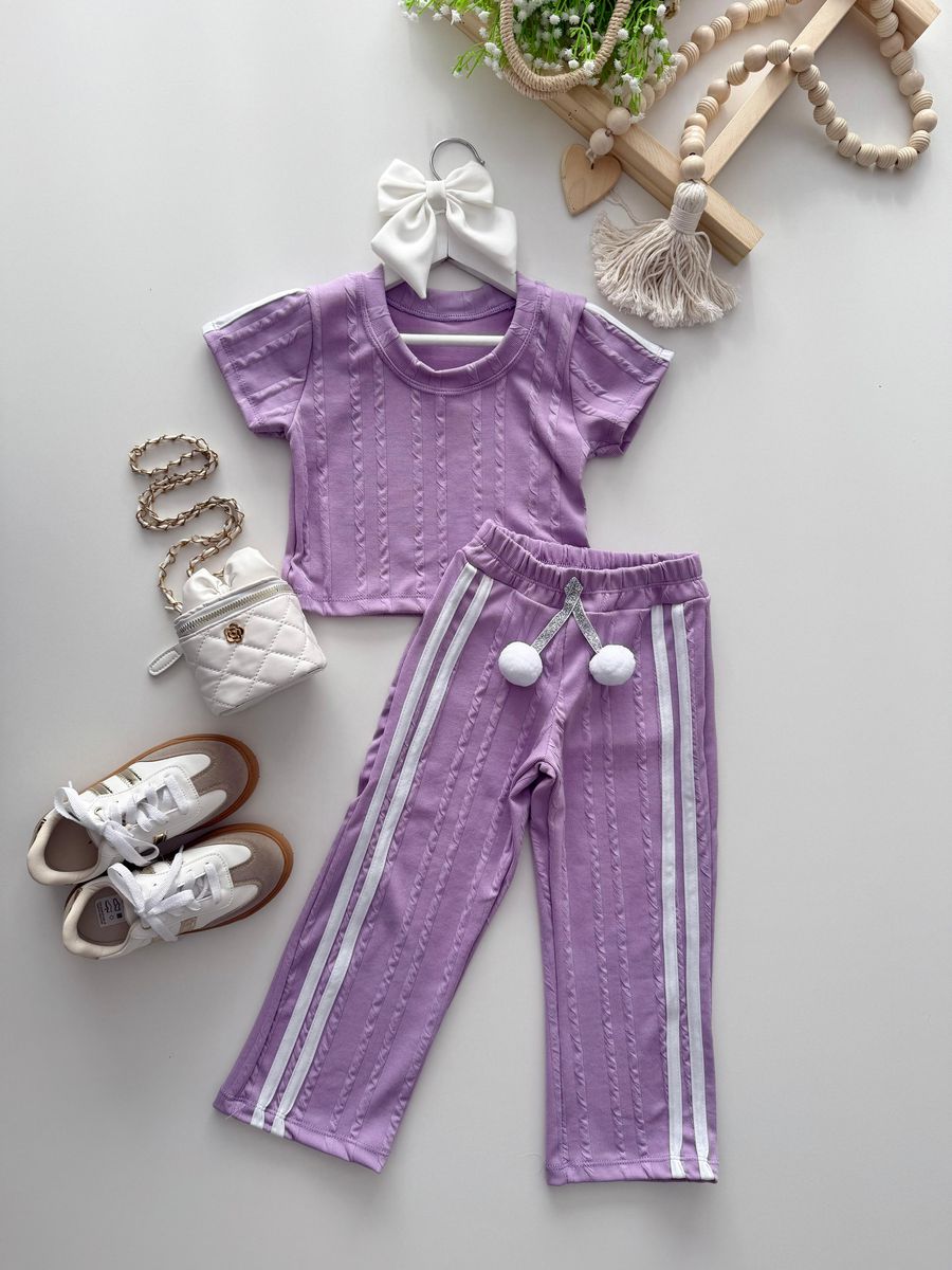 Conjunto Francine Lilás - Dondokinha Kids