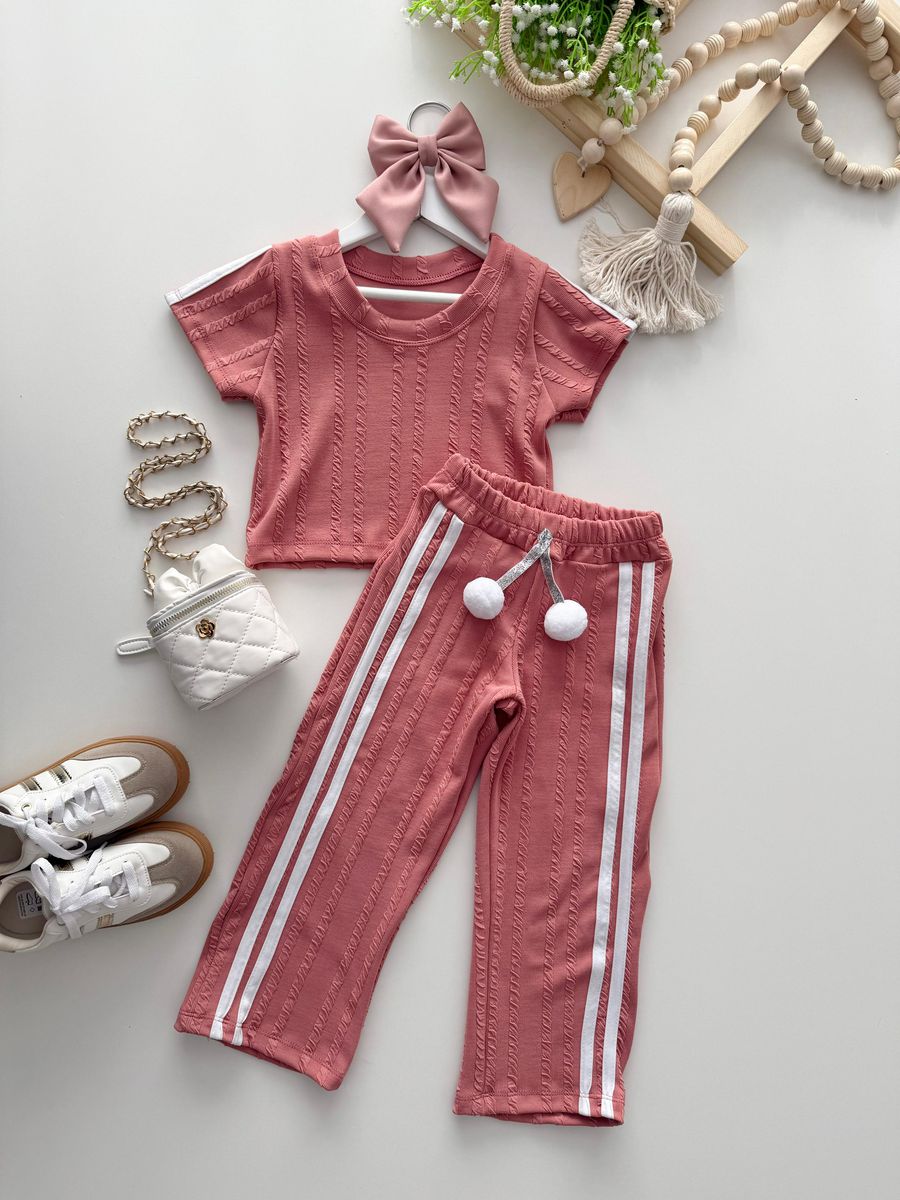 Conjunto Francine Rose - Dondokinha Kids
