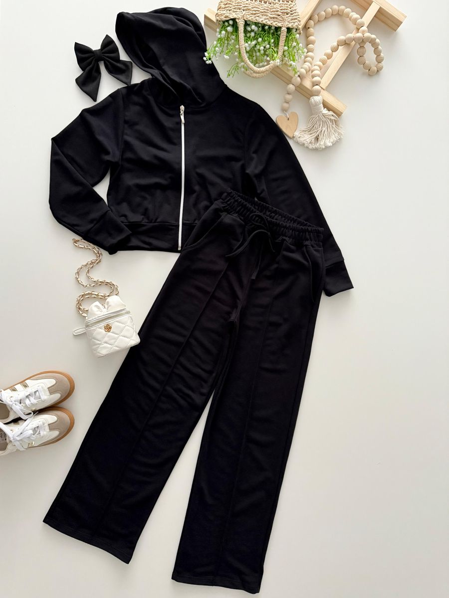 Conjunto Mari Juvenil Preto - Dondokinha Kids