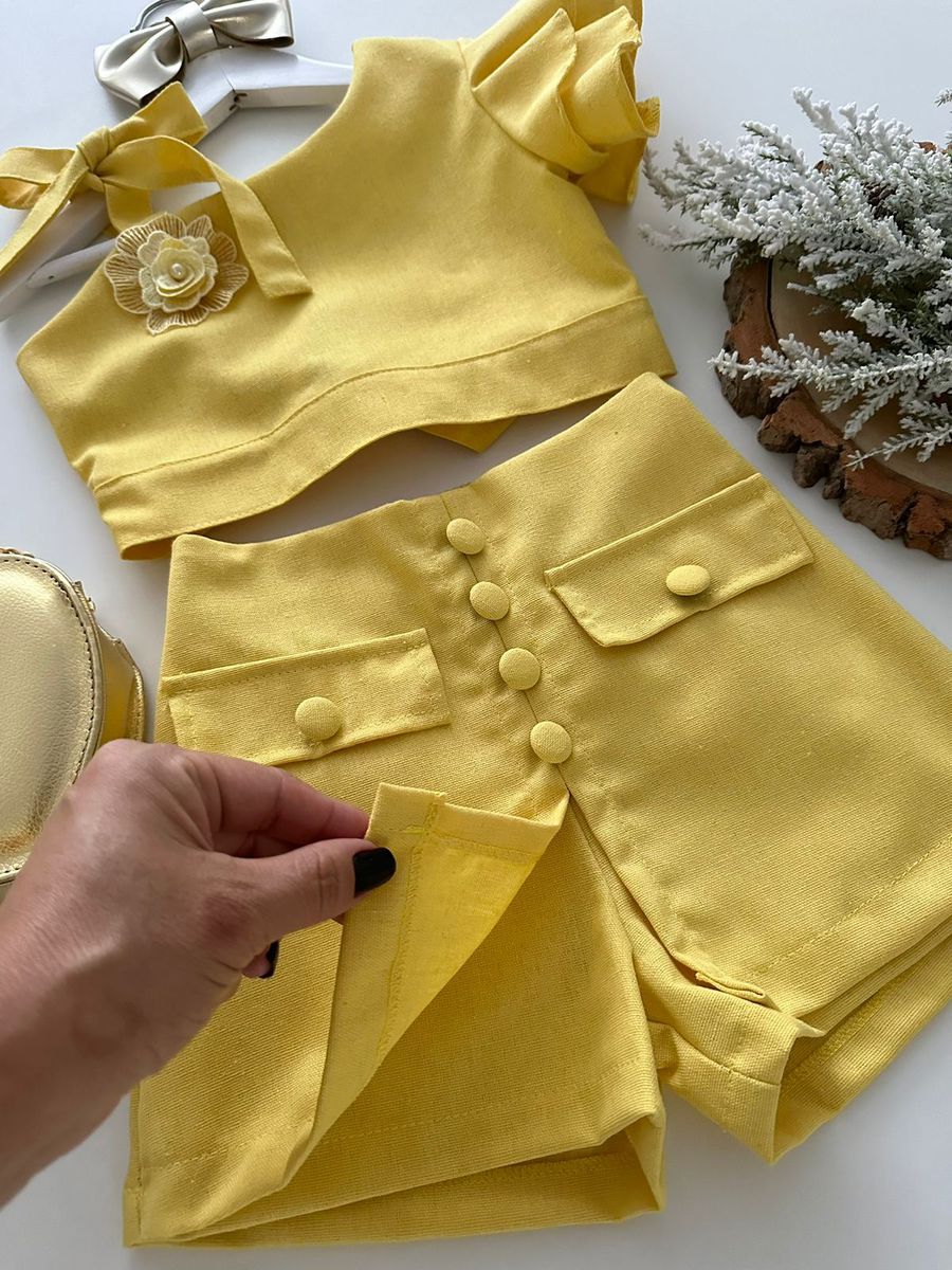 Conjunto Lari Amarelo 