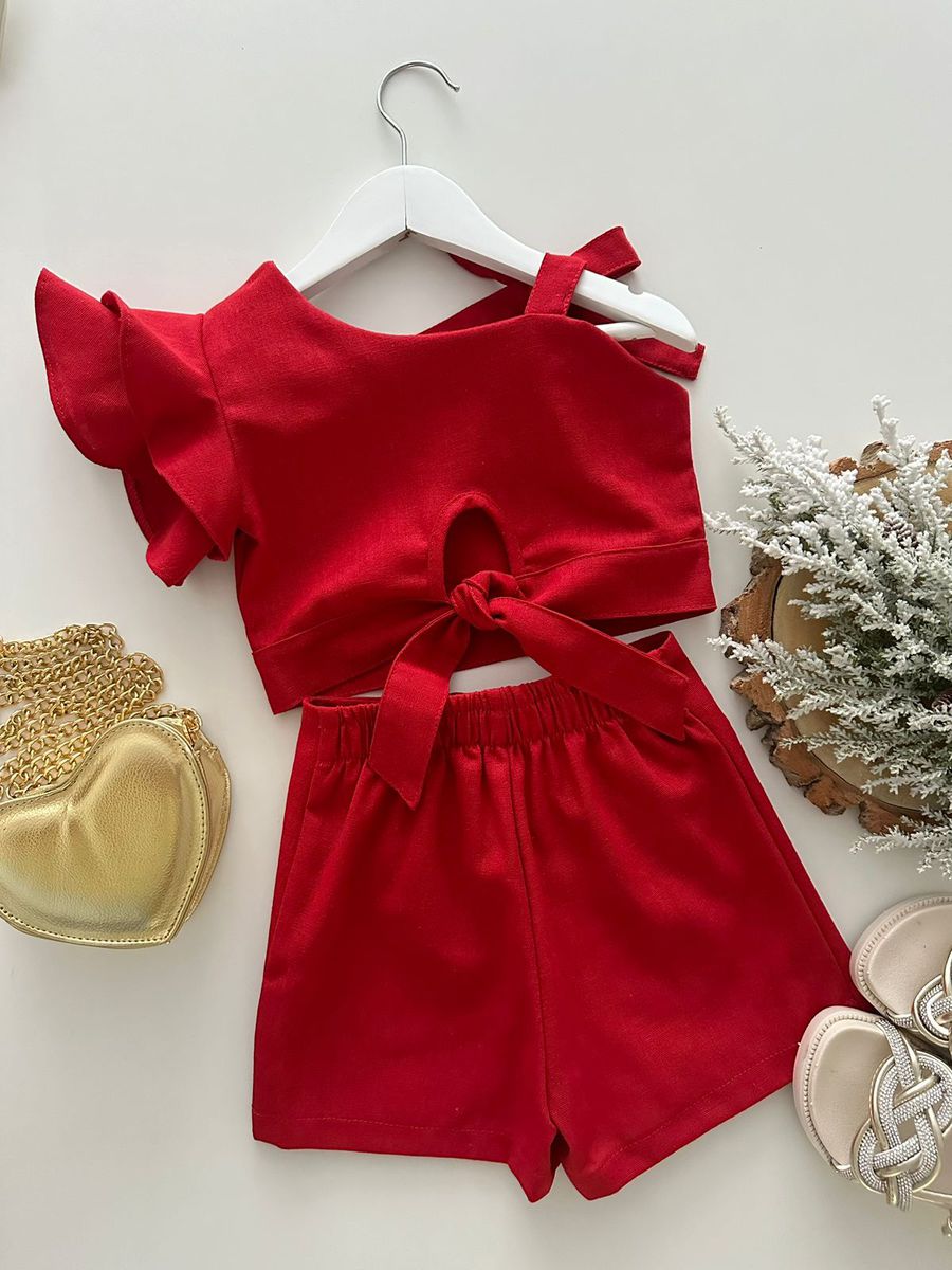 Conjunto Lari Vermelho 