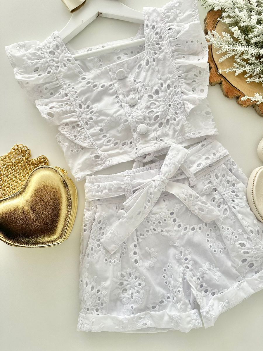 Conjunto Mariah Branco 