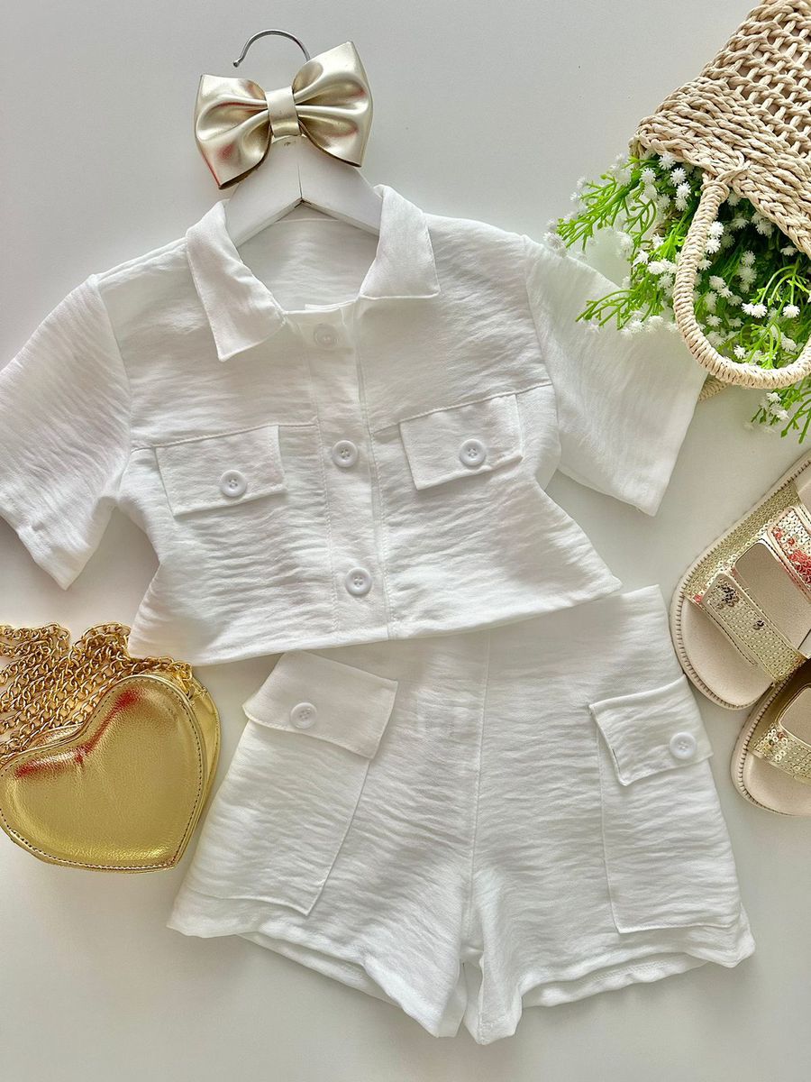 Conjunto Lilian Branco - Dondokinha Kids