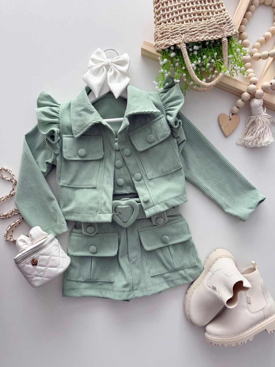 Conjunto Luana Verde - Dondokinha Kids