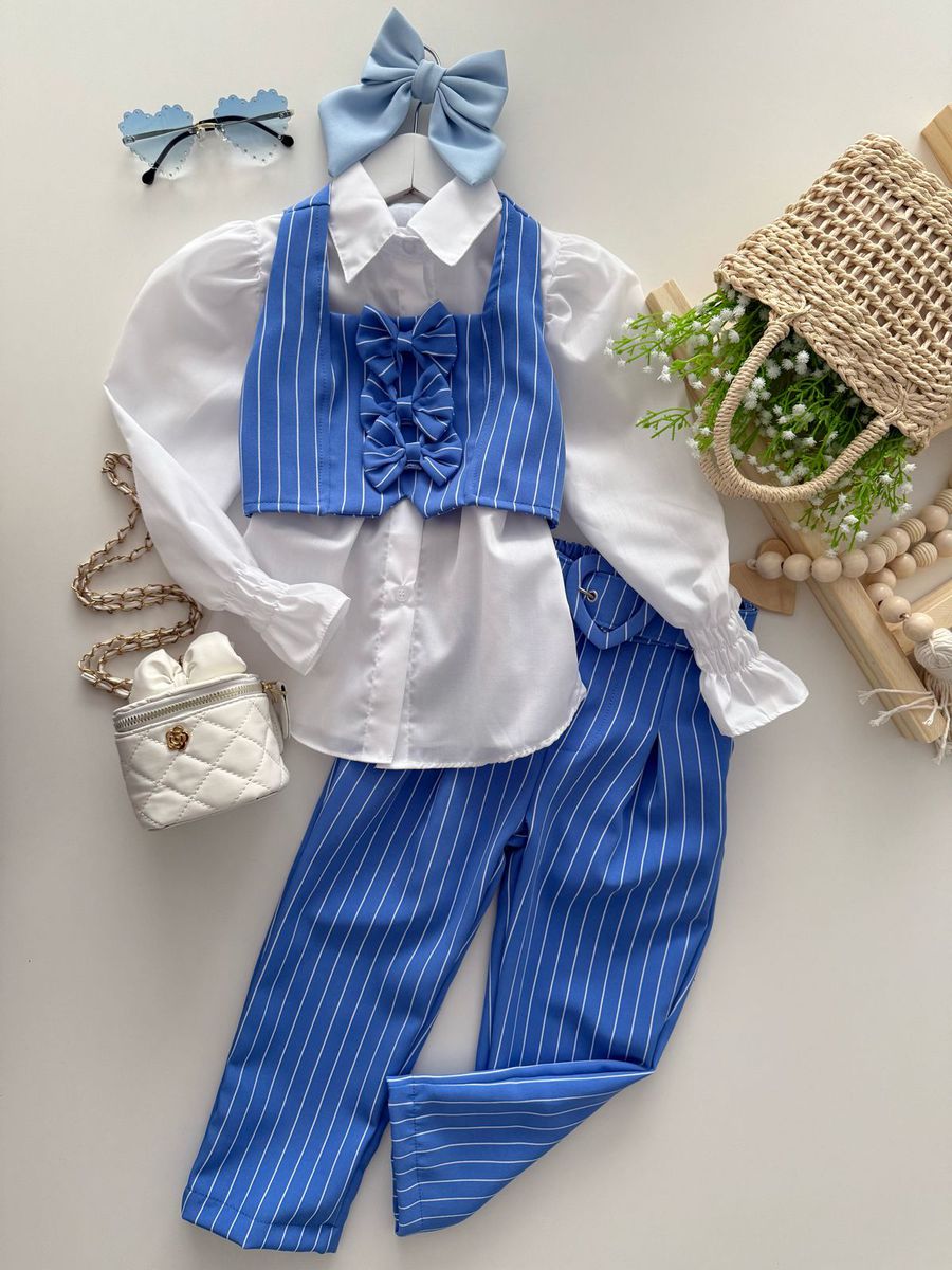 Conjunto Malu Azul 