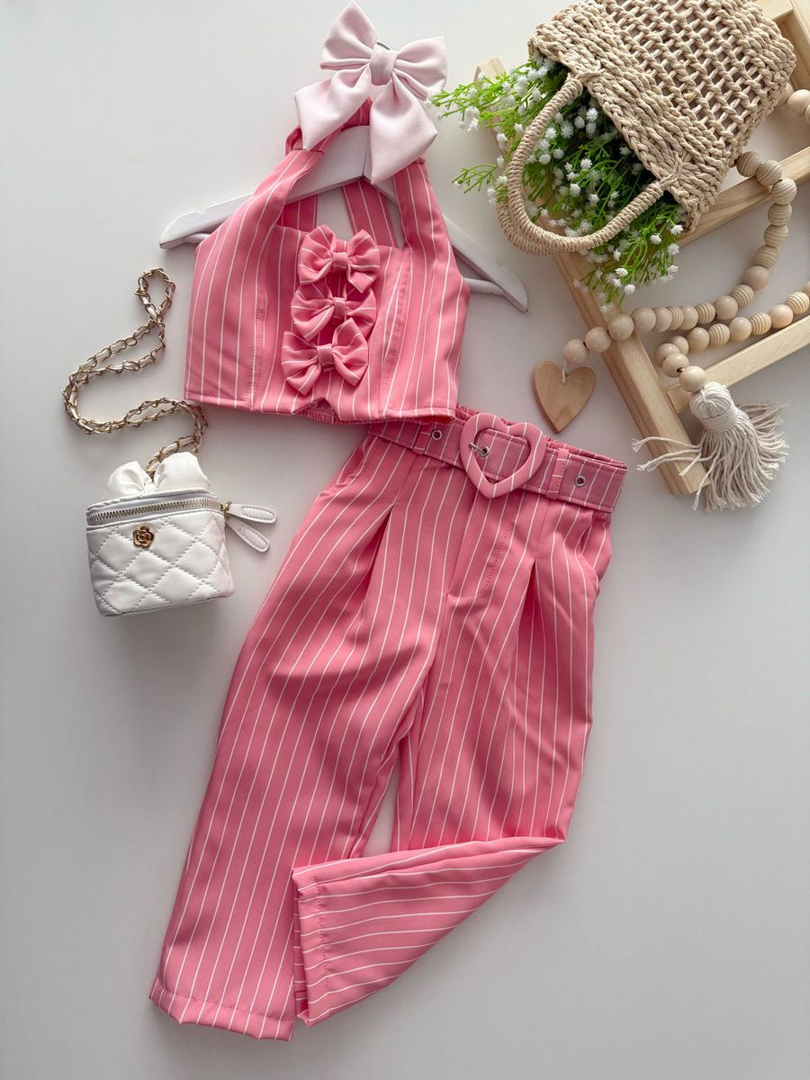 Conjunto Malu Rosa - Dondokinha Kids