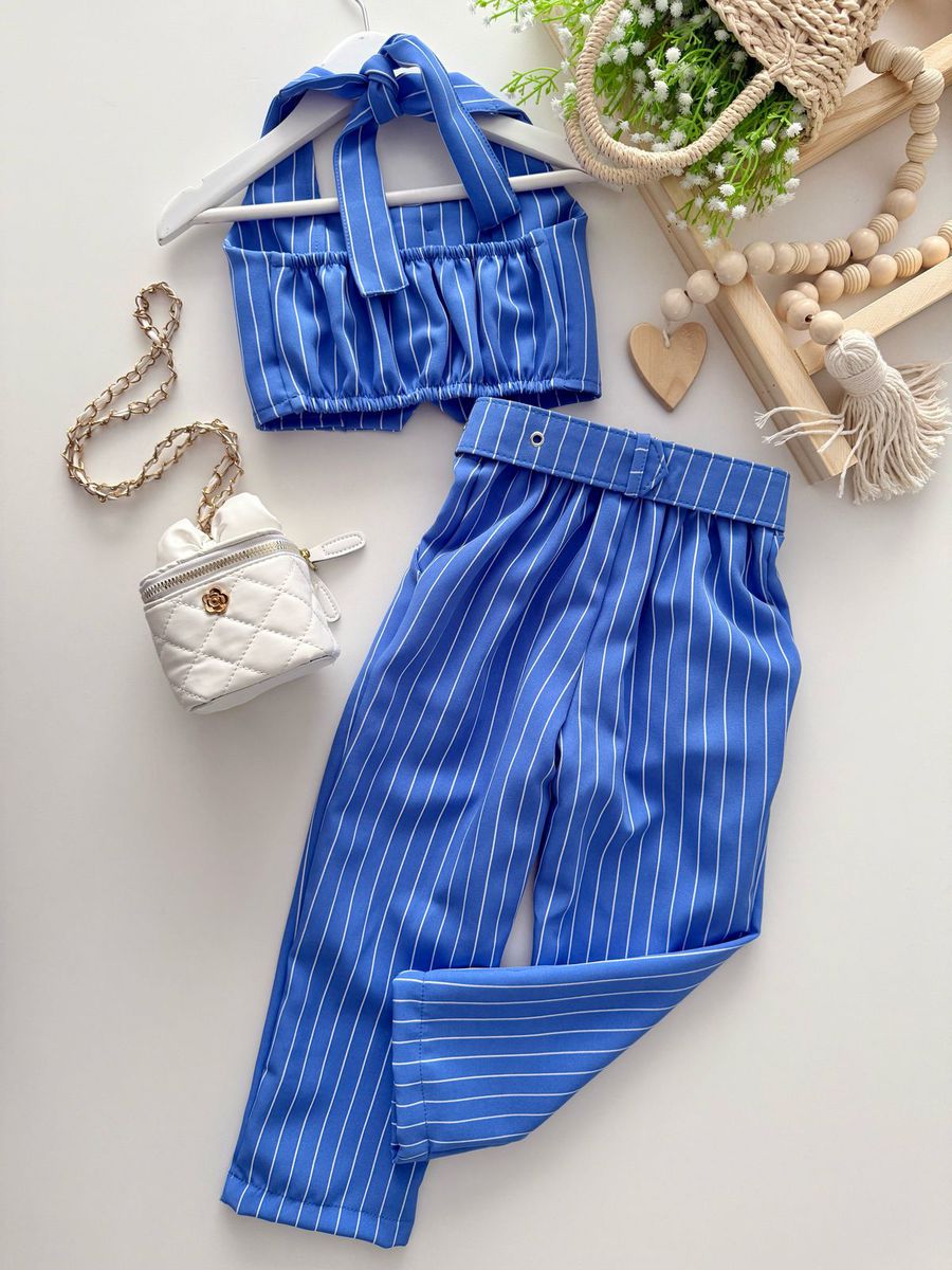 Conjunto Malu Azul 