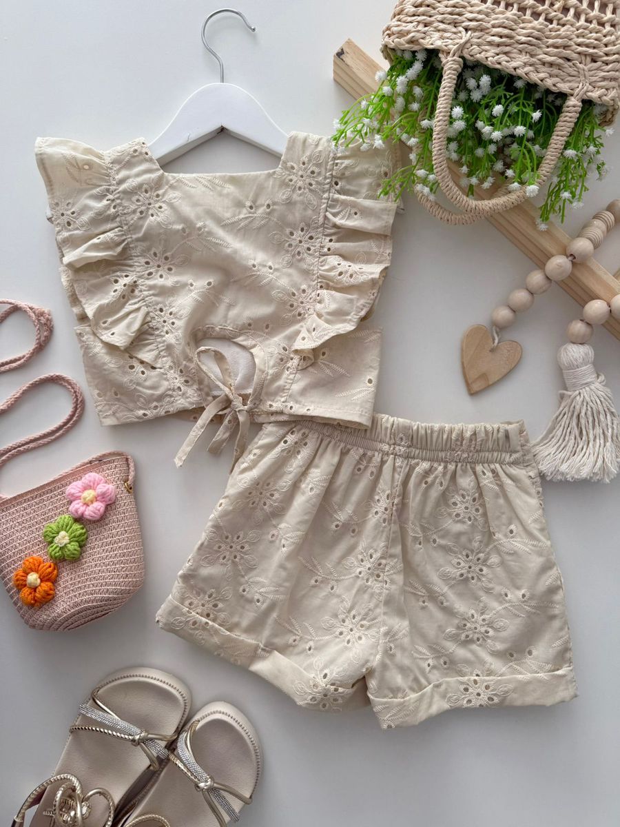 Conjunto Mariah Areia 