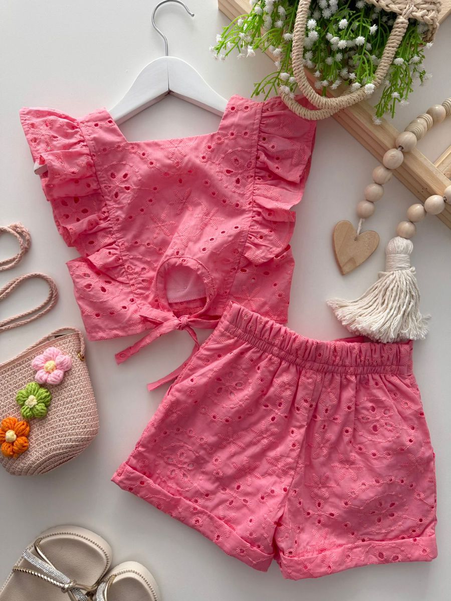 Conjunto Mariah Rosa 