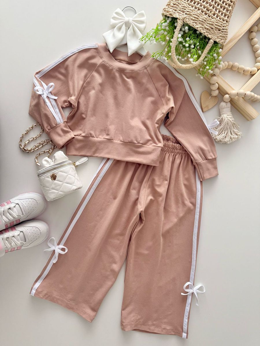 Conjunto Rafaela Nude - Dondokinha Kids