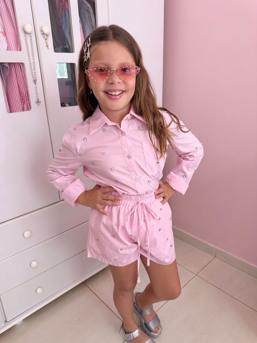 Conjunto Rebeka Rosa