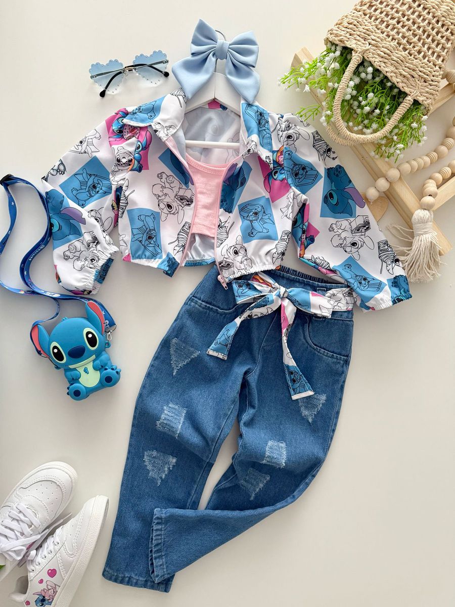 Conjunto Stitch - Dondokinha Kids
