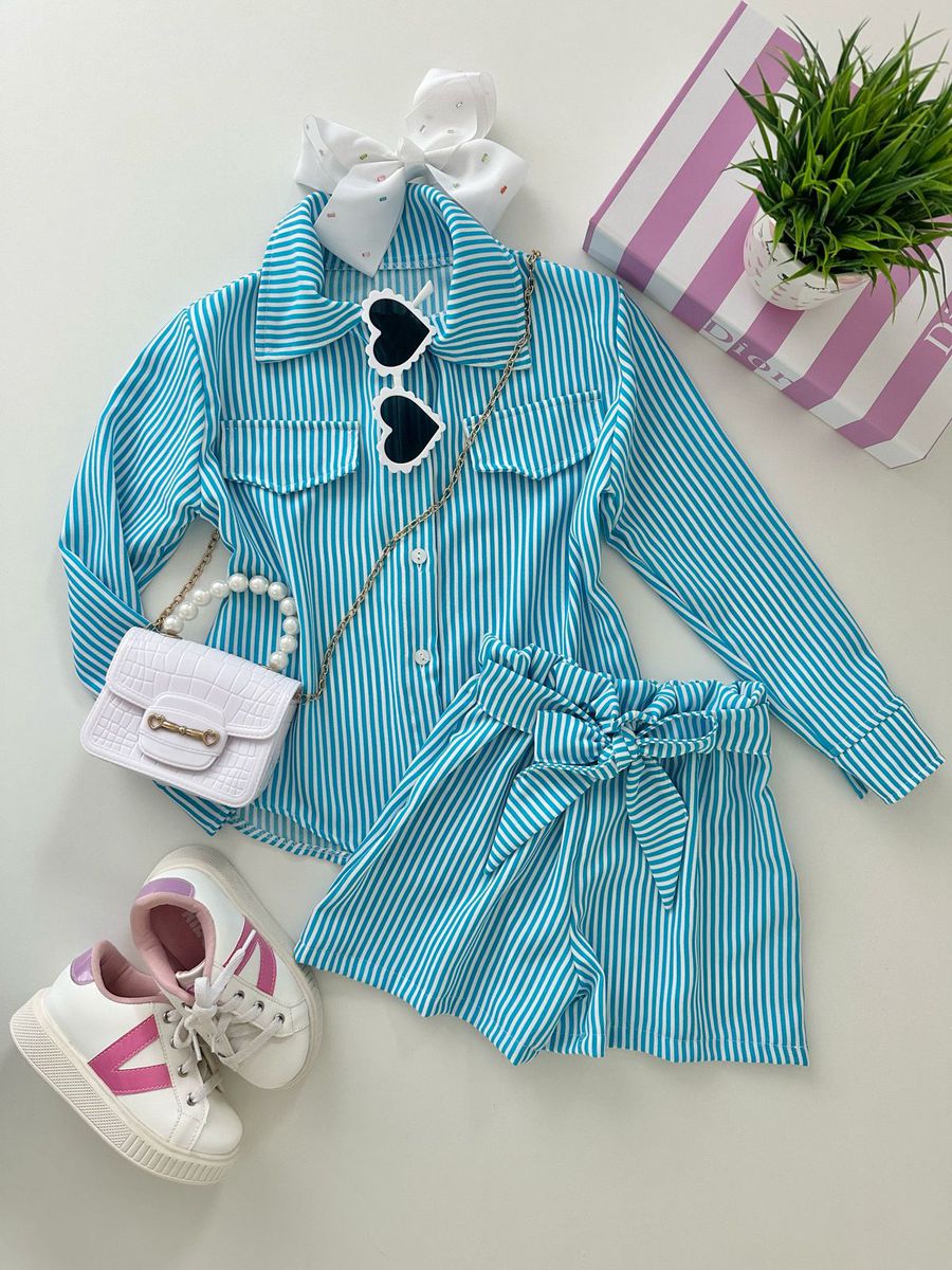 Conjunto Bia Azul - Dondokinha Kids