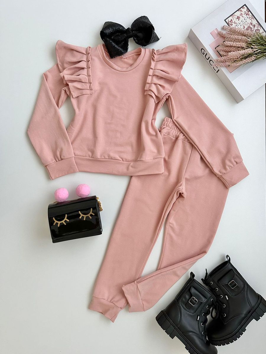 Conjunto Celeste Rose - Dondokinha Kids