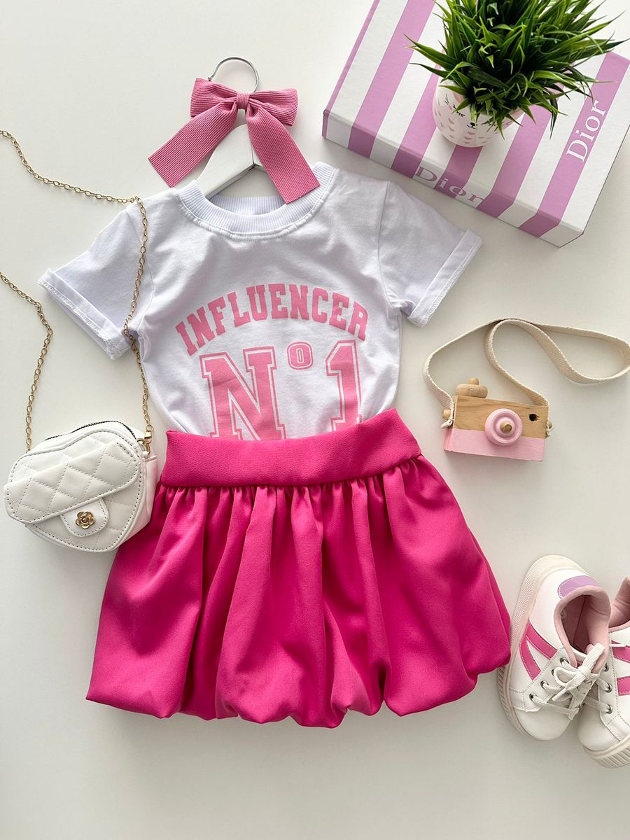 Conjunto Balone Pink - Dondokinha Kids